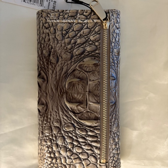 Brahmin Cordelia Timeless Taupe Ombré Melbourne Wallet - Picture 3 of 7